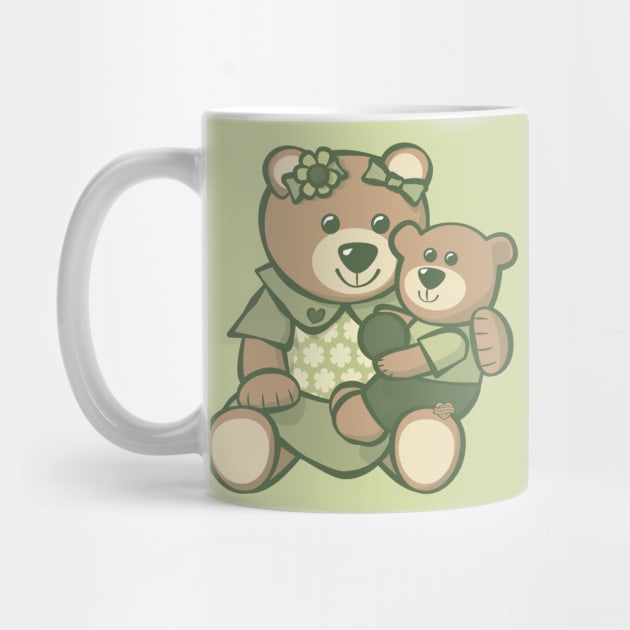 Teddy Bear Mom Baby by Sue Cervenka